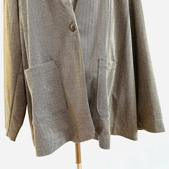 NWT CROFT&BARROW Women Long Sleeve One Button Career Blazer Jacket Plus Size 3X - Picture 3 of 12